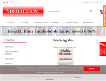Tablet Screenshot of dedalus.pl